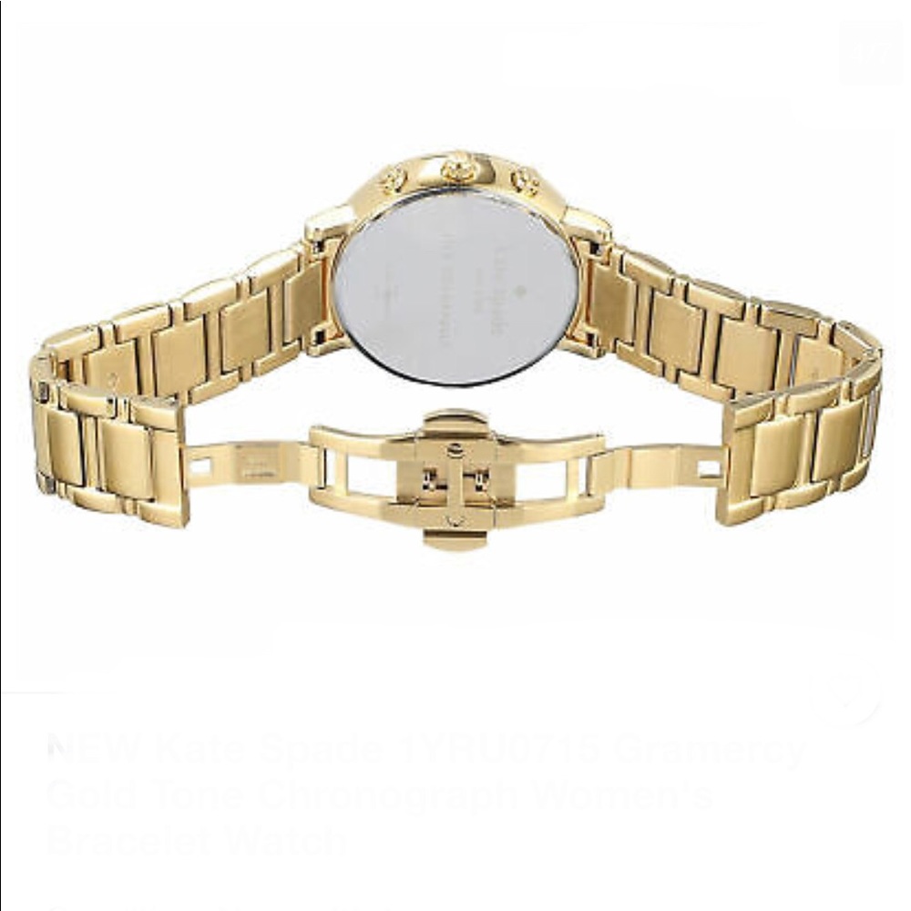 Kate Spade Gramercy Grand Gold Watch - Picture 2 of 5